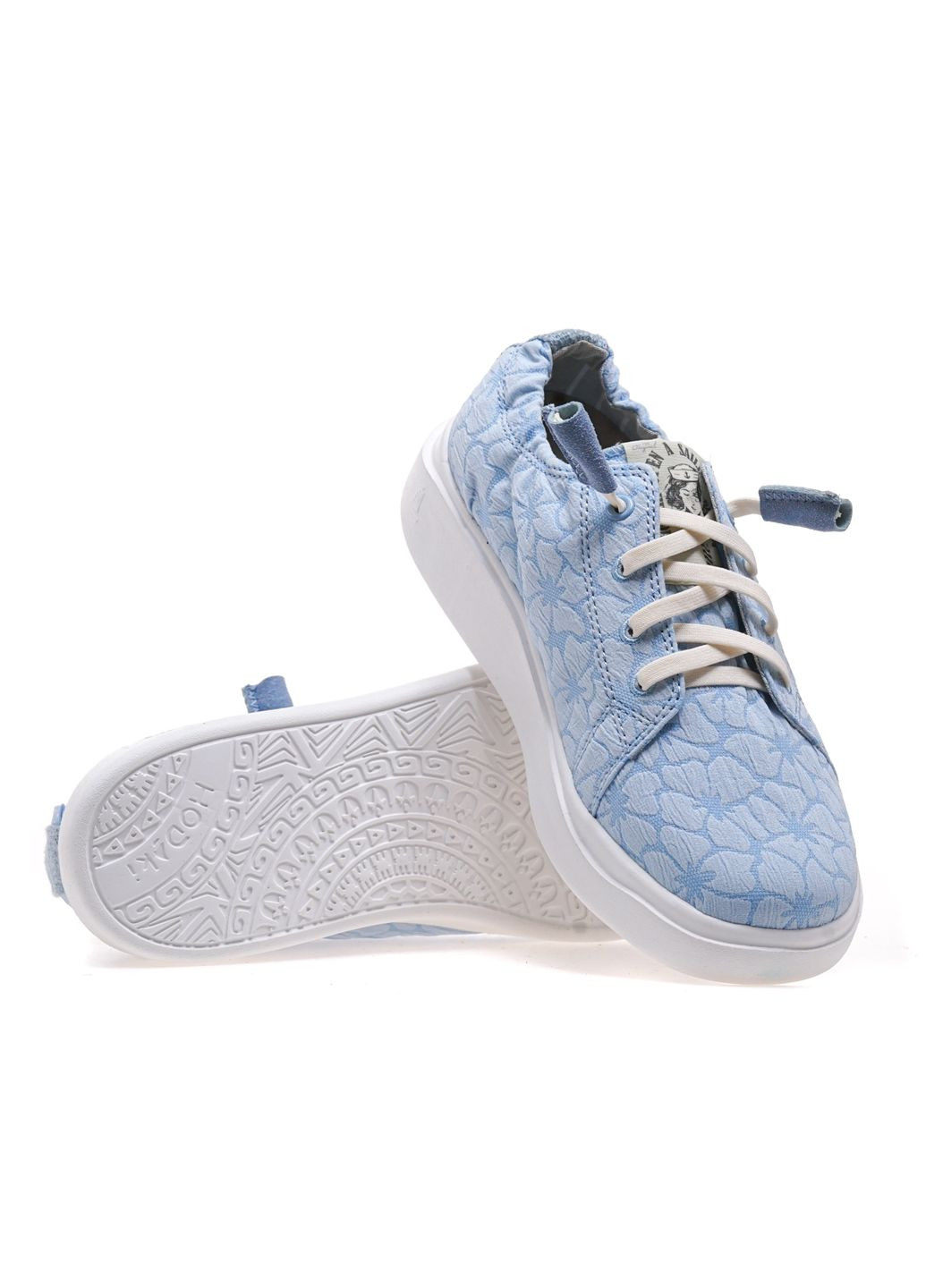 Голубые мокасины женские blossom/blue sky Hodaki