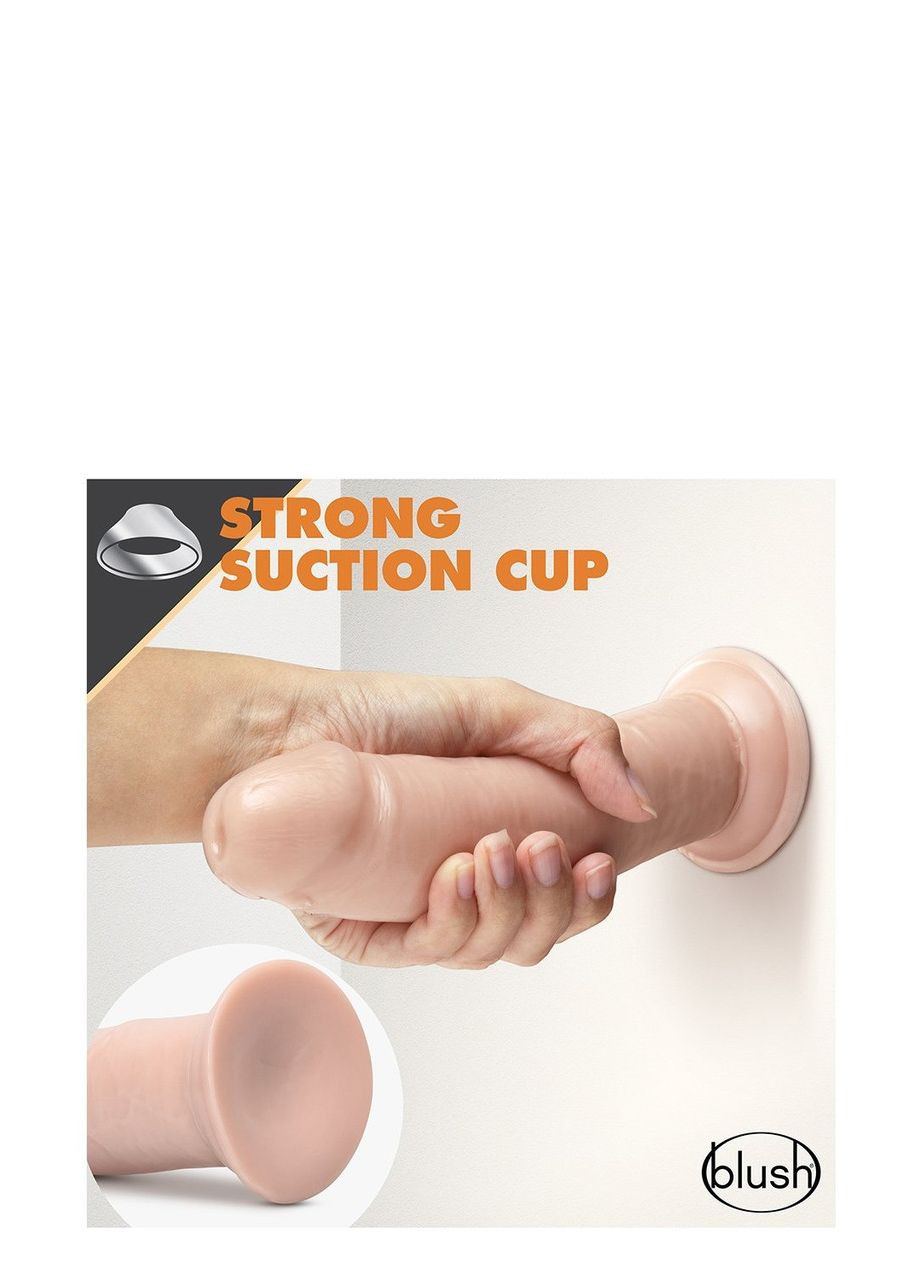 Фаллоимитатор самосмазывающийся Dr. Skin реалистичный, телесный Blush (330618113)