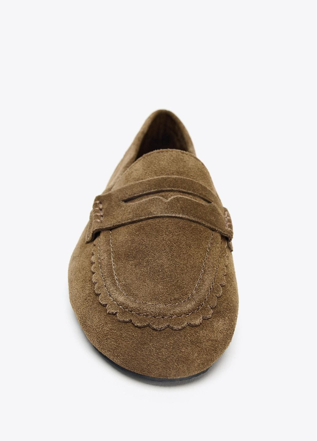 Zara Лоферы темно-коричневый з натуральная кожа, испания — демисезон (361048712)