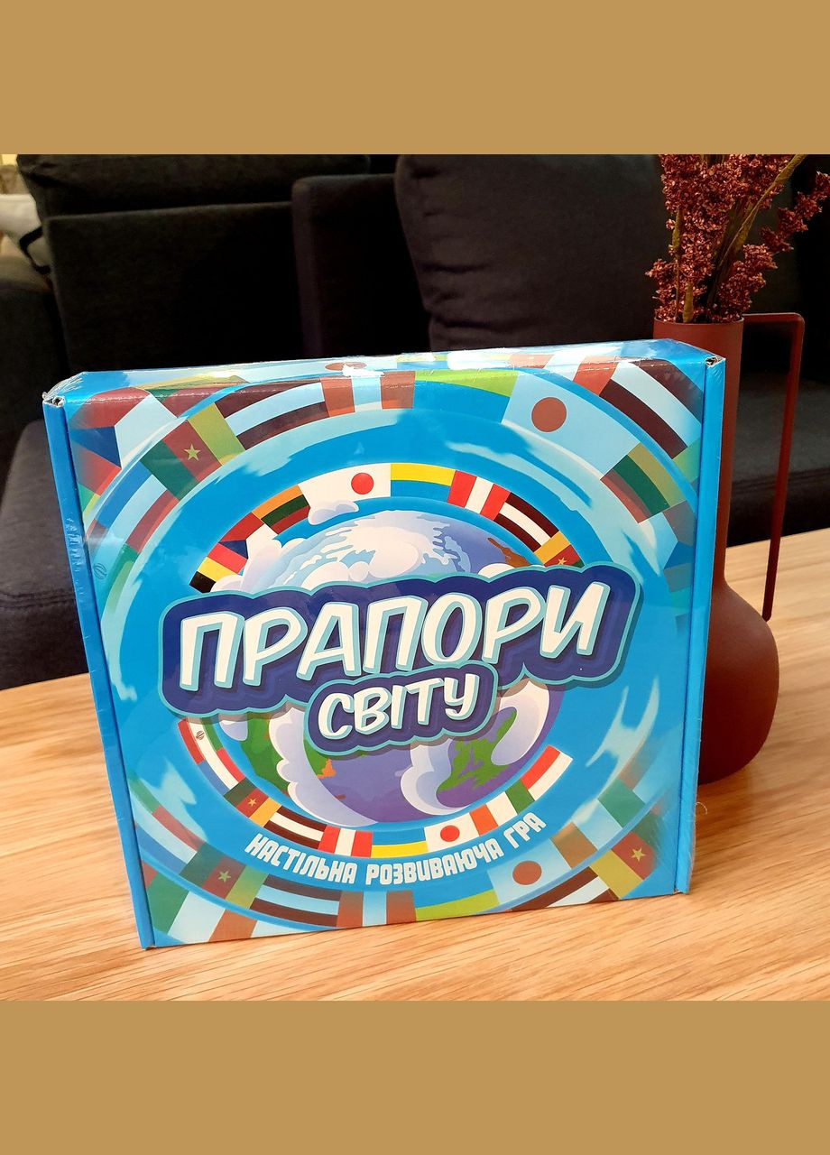 Настільна гра Прапори світу українською мовою (648) Strateg (328939320)