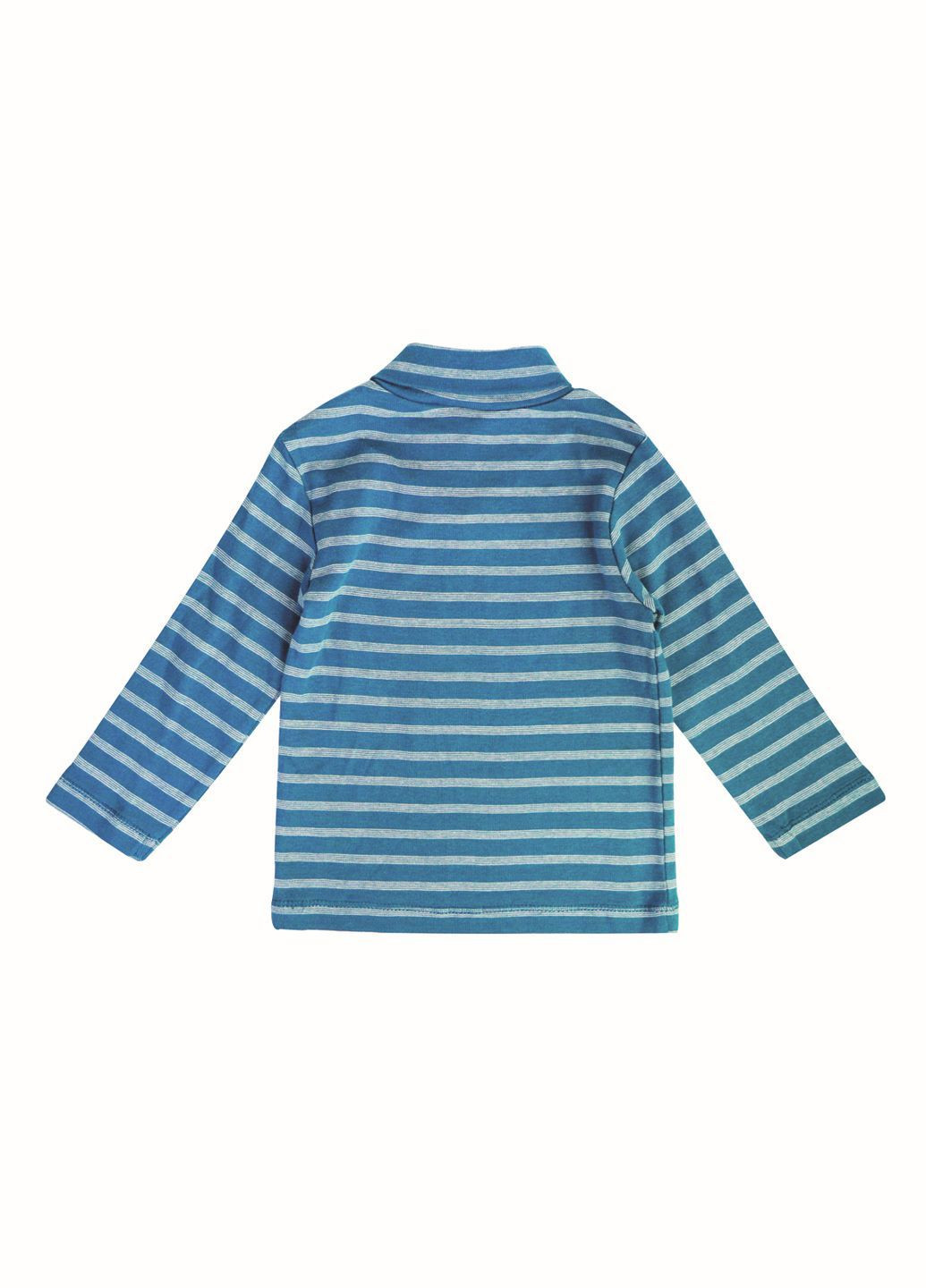 Гольф для мальчика в полоску 80/86 бирюзовый Kiabi (329727788)
