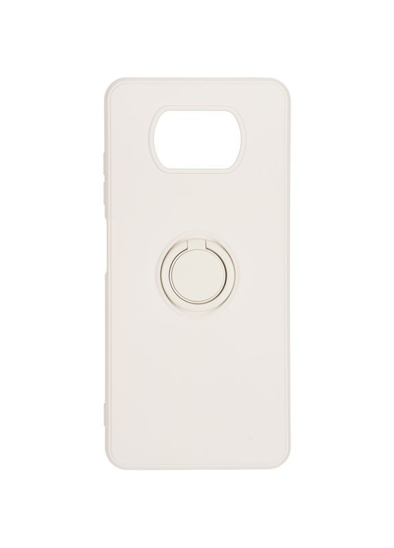 Чехол Ring Holder Case для Xiaomi Redmi 10c Ivory White Gelius (322414071)