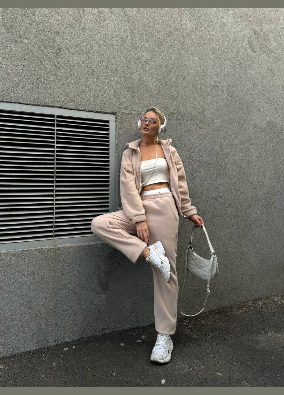 Теплий костюм двосторонній турецький фліс No Brand Флісовий костюм (314765289)