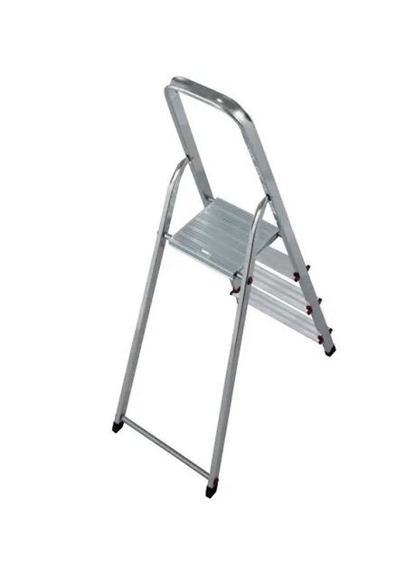 Алюмінієва драбина-стрем'янка Corda 000705 (4 сходинок) одностороння розставна (22877) Krause (306551051)