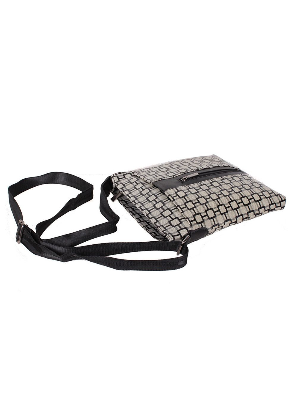 Чоловіча сумка зі шкірозамінника 303831 бежева No Brand (370848037)