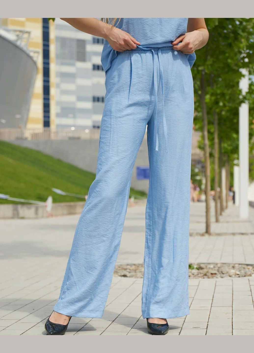 Жіночі брюки прямого крою з кишенями (ll211850069) LadyLike (333341141)