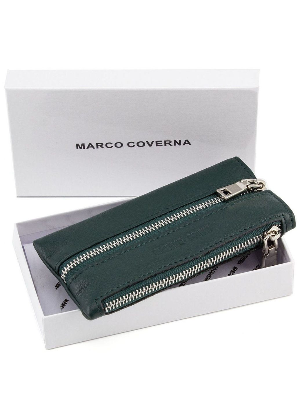 Зелена шкіряна ключниця 017-7 Marco Coverna (303830145)