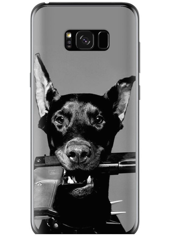 Силіконовий чохол 'Доберман' для Endorphone Samsung Galaxy S8 Plus (282619116)