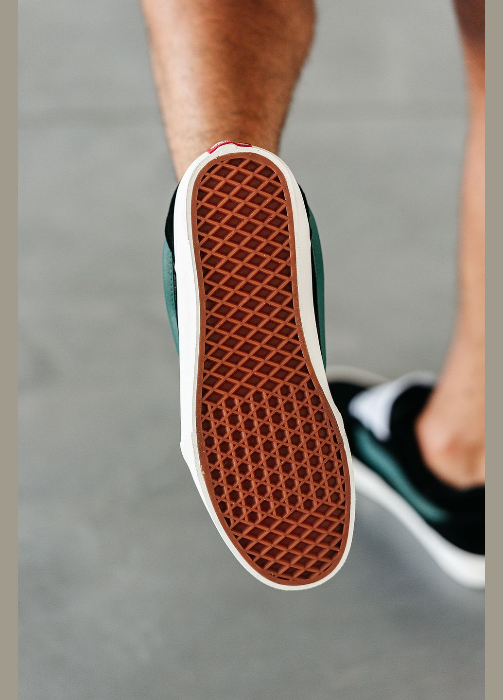 Чорні Осінні кросівки чоловічі vans knu skool black green | ванс кну скул чорні зелені No Brand