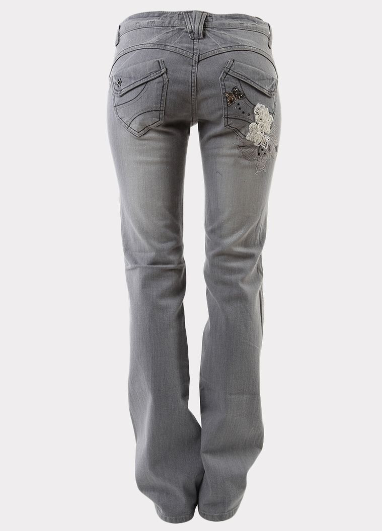 Серые демисезонные джинсы AV-303 Серый 6th Avenue - (271683138)