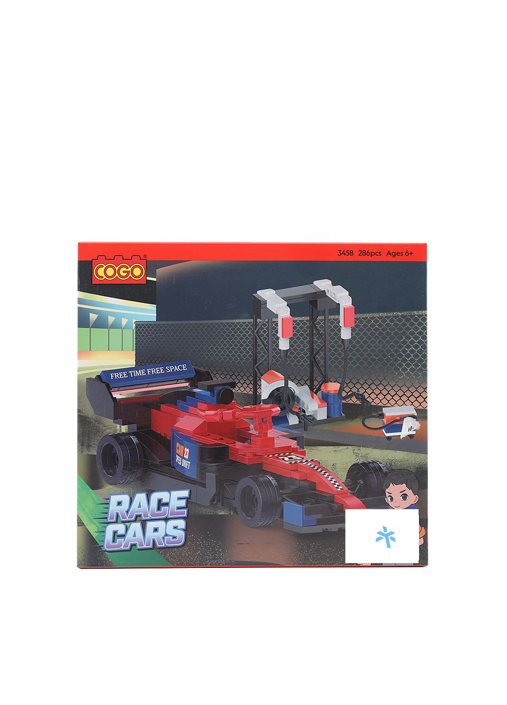 Конструктор Автомобілі Мкален Ф-1, 274 елементи колір різнокольоровий ЦБ-00284167 Cogo (361269135)