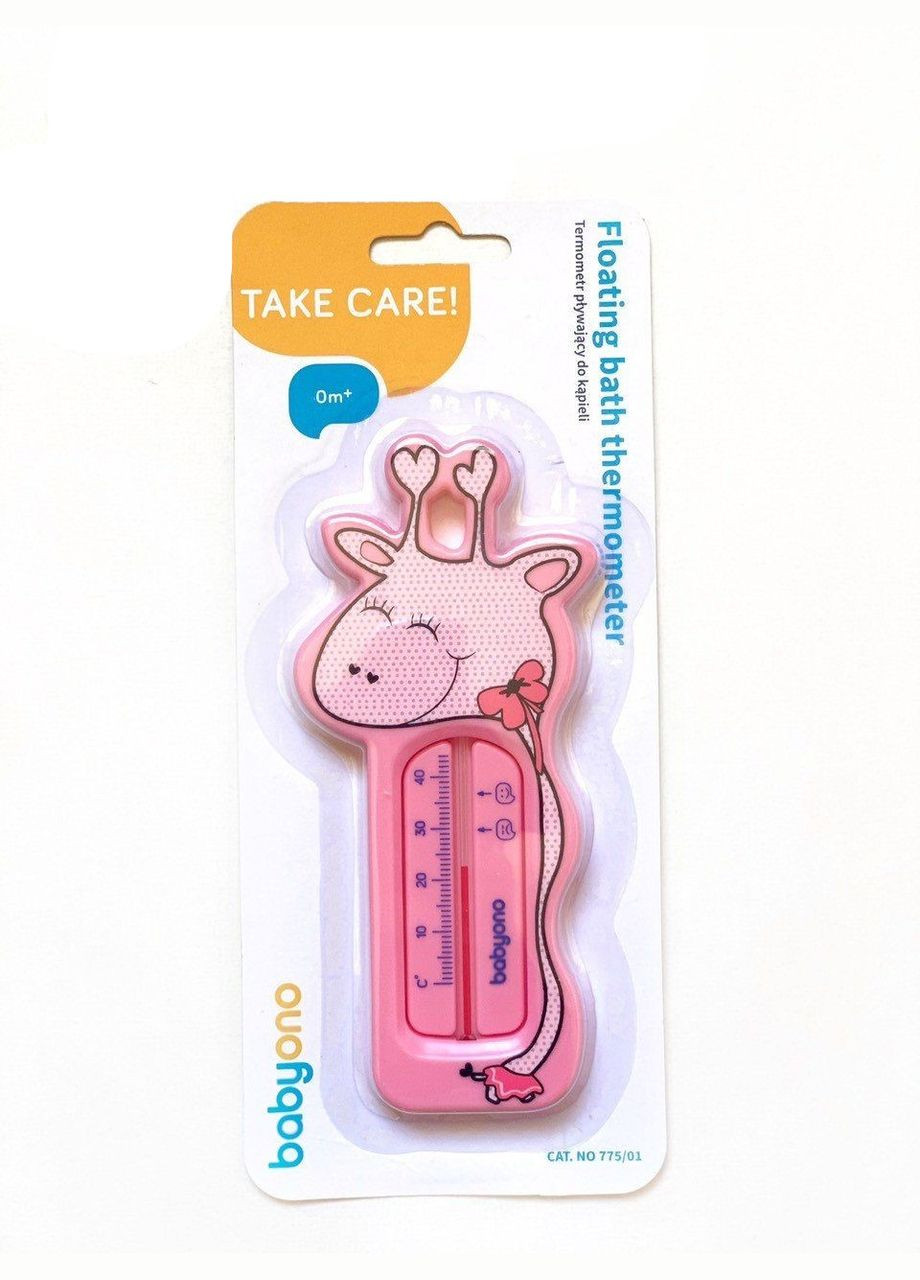 Термометр для ванной Жираф розовый BabyOno (280941674)