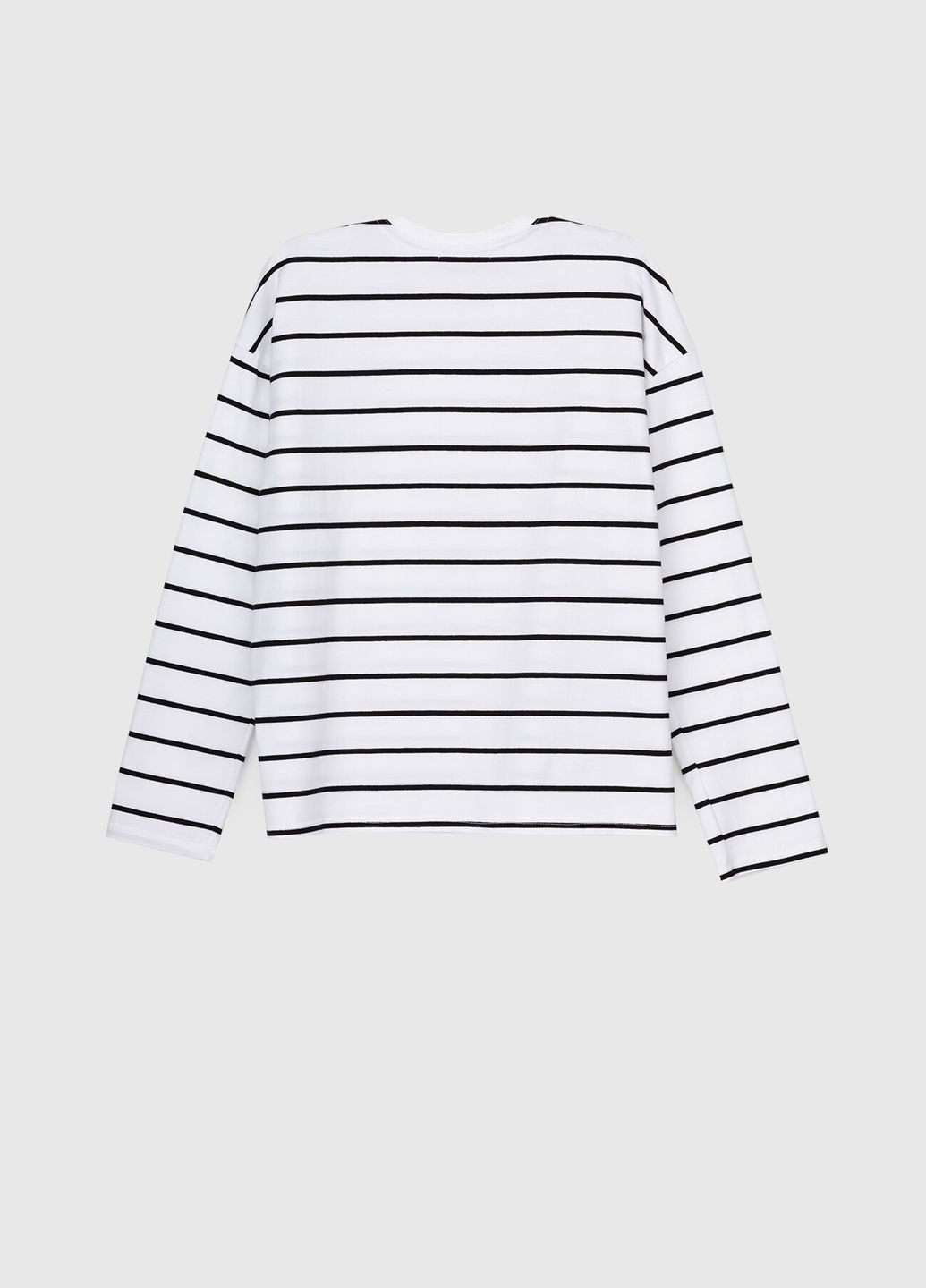 Лонгслив с узором женский CTM WTC02315 Черно-белый shop (2000989942221) LAWA (354935757)