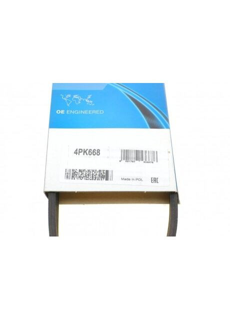 Ремень генератора Fiat Doblo 1.4i 01 4PK668 RU63 Dayco (366166945)