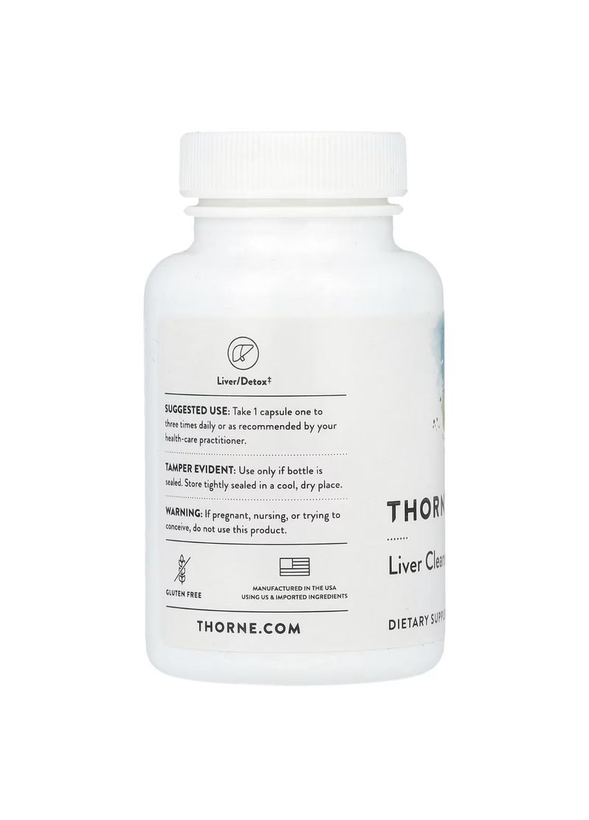 Натуральный Комплекс Очистка Печени, Liver Cleanse,, 60 капсул Thorne Research (326054135)