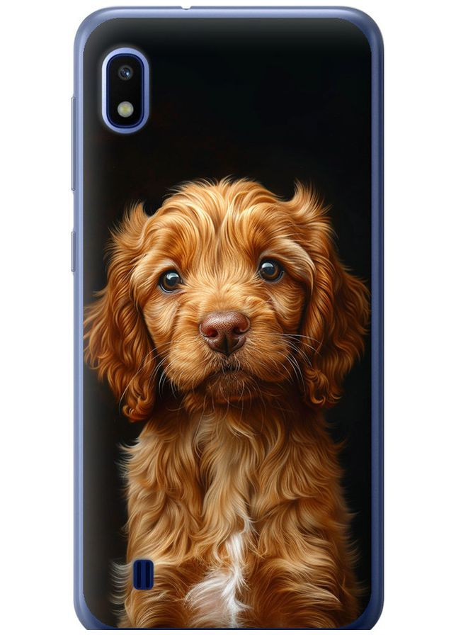 Силиконовый чехол 'Cocker spaniel на черном фоне' для Endorphone Samsung Galaxy A10 2019 A105F (292253312)