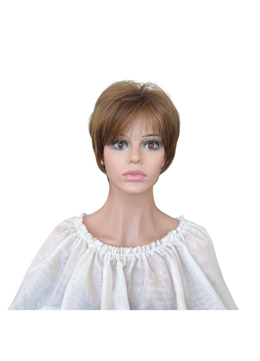 Перука русява коротка стрижка жіноча для жінок для щоденного носіння Hivision Ronik V6 No Brand 6830 (296214721)