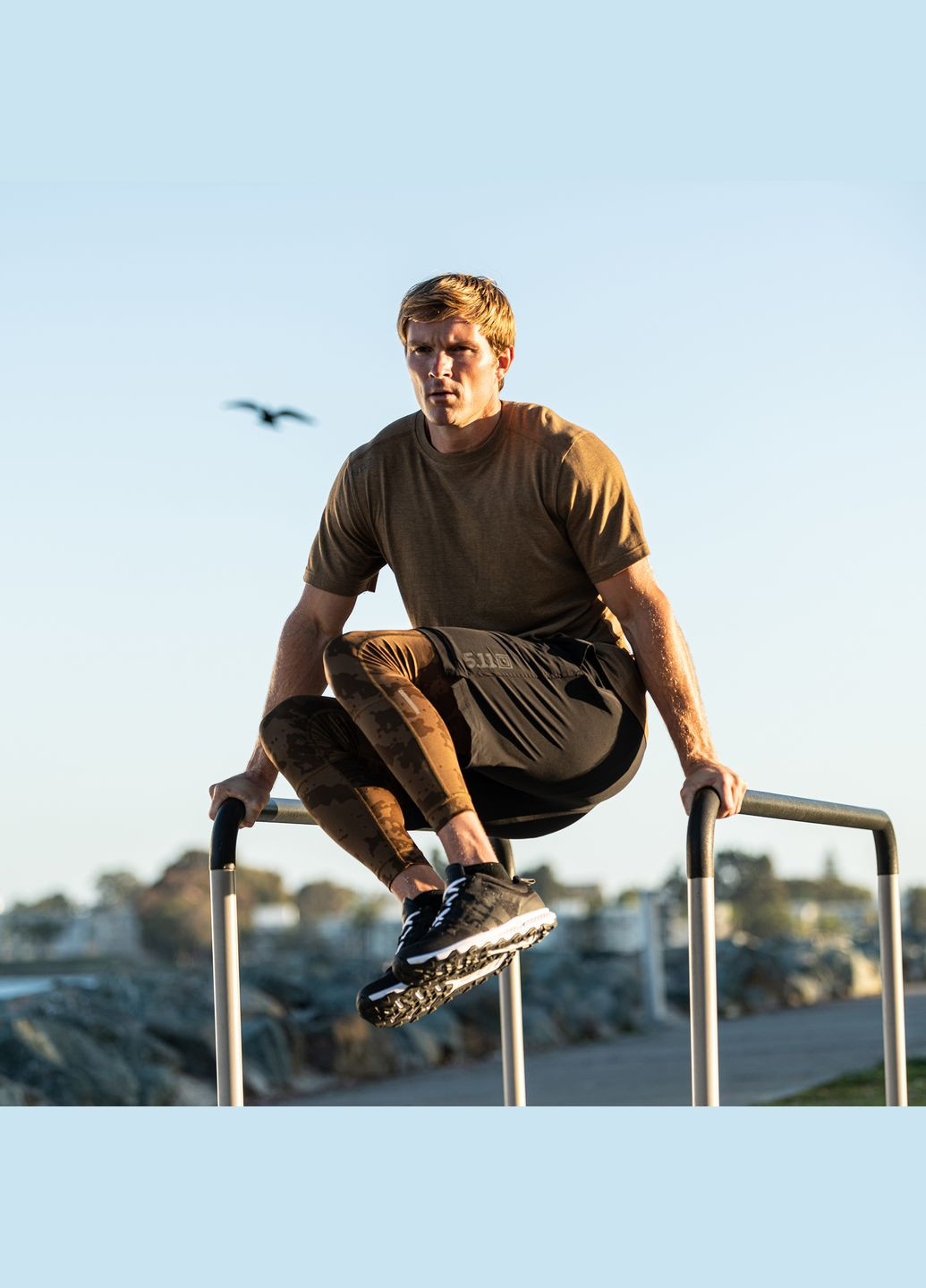 Футболка тактична потовідвідна PT-R Charge Short Sleeve Top 2.0 Black Heather 5.11 Tactical (315822287)