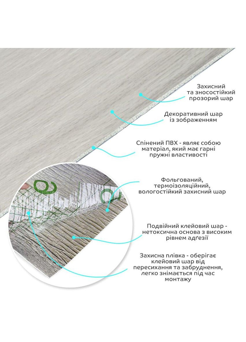 Самоклеюча вініловая плитка в рулоні 600х3000х2мм Мат SW-00002045 Sticker Wall (329897919)