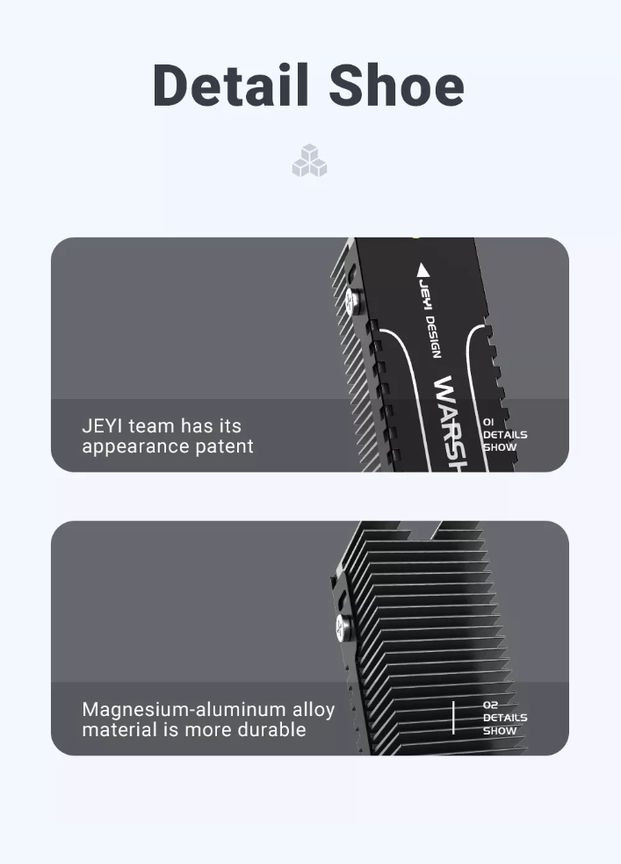 Радіатор алюмінієвий Godfins Gen 1 для SSD M2 2280 JEYI (300577495)