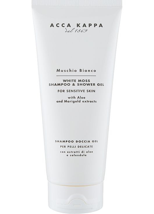 Шампунь-гель для душа White Moss Shampoo and Gel 200ml (104378-91541) Acca Kappa (368635905)