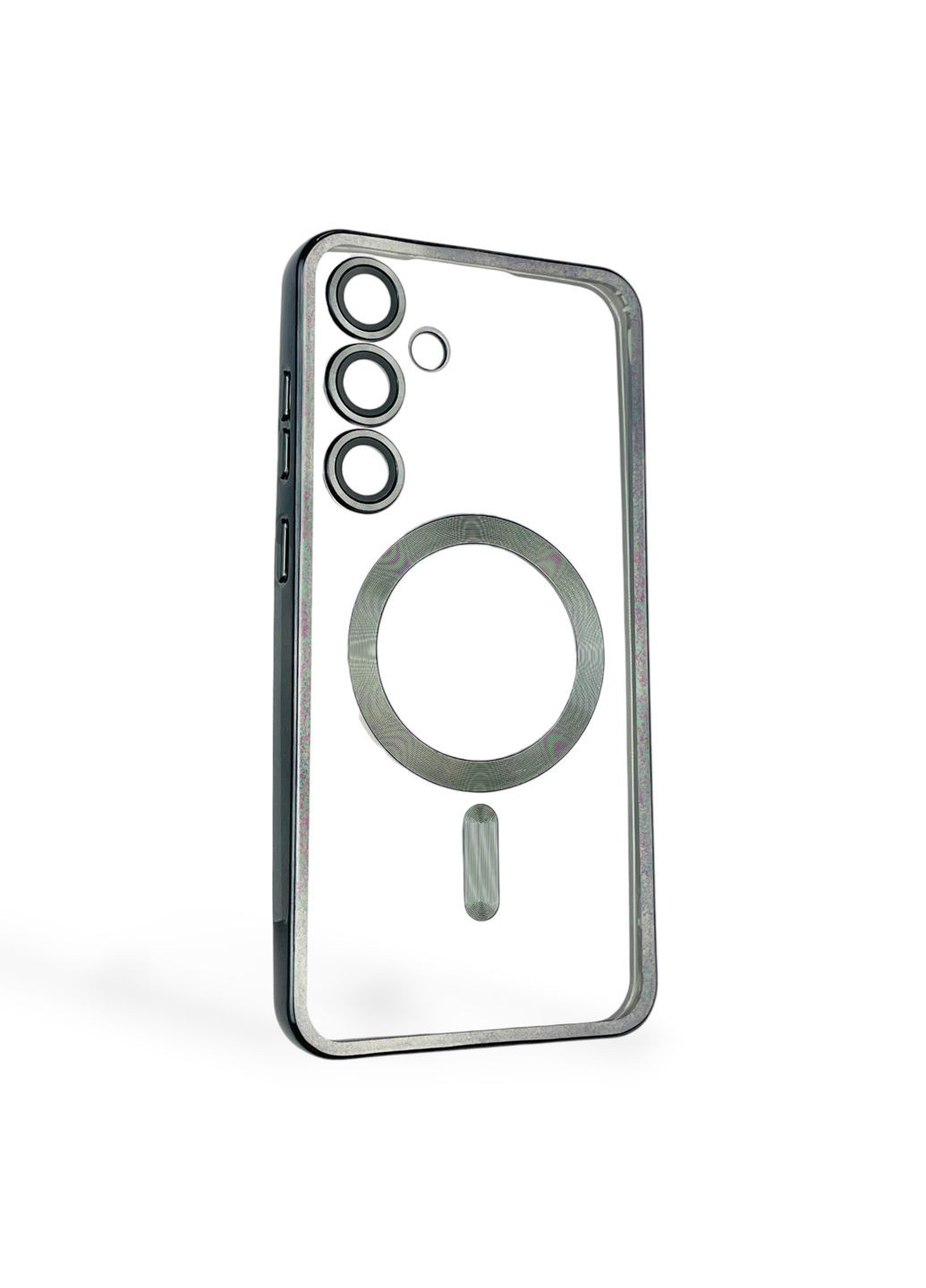 Чехол для Galaxy S25 Plus (SM-S936B) с линзами на камере с MagSafe на самсунг с25 плюс черный Samsung (366387105)