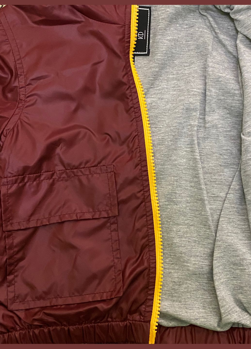 Бордовая демисезонная ветровка Baby Angel