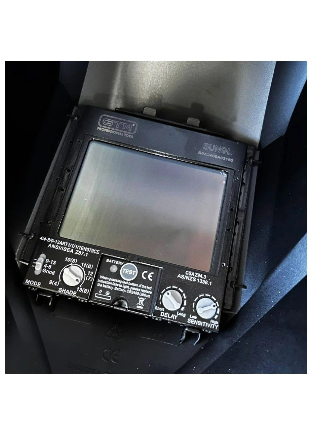 Маска зварювальника з автоматичним затемненням Titanium SUN9L GTM (314827549)