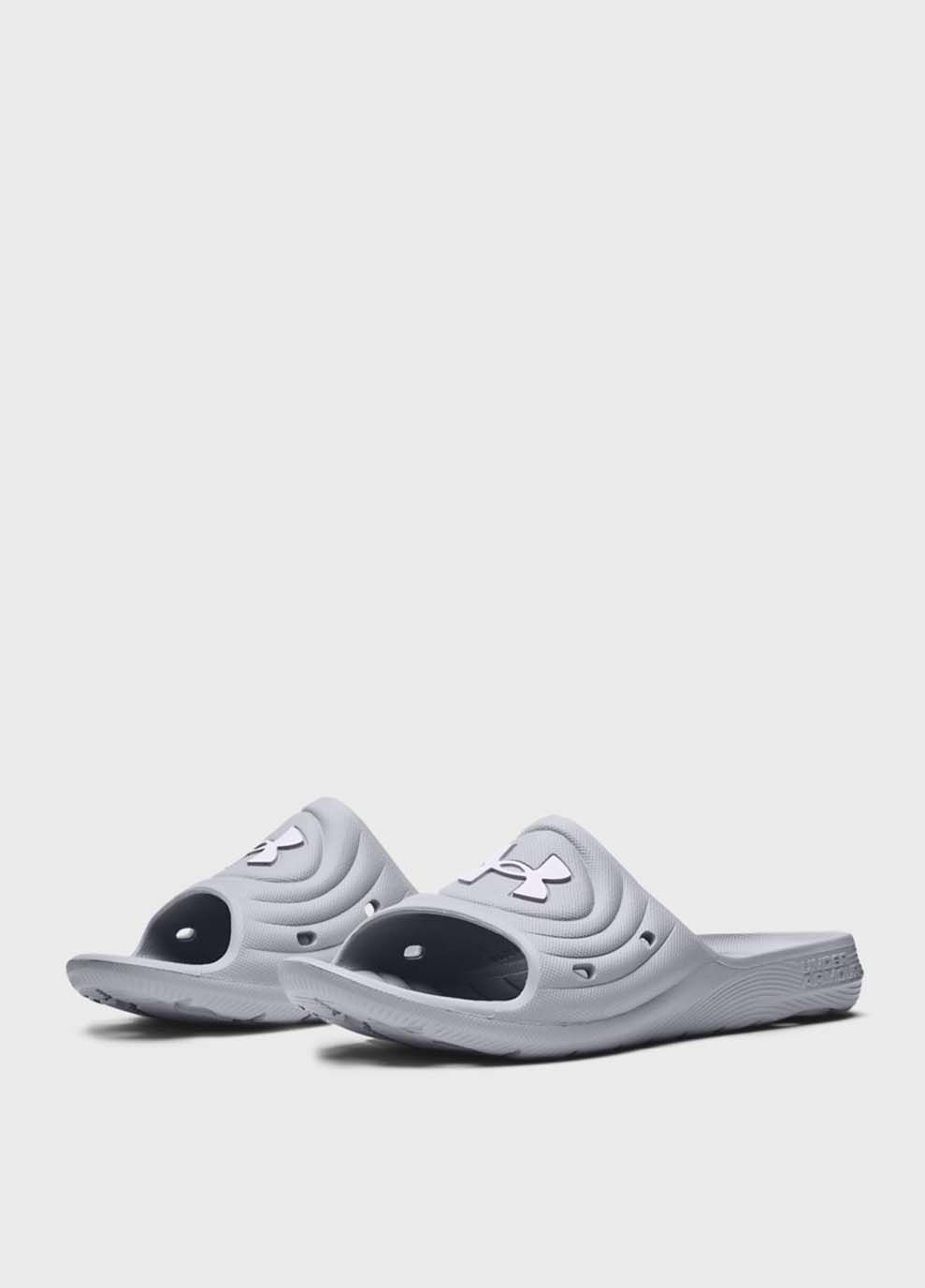 Шльопанці UA Locker IV SL Сірий Under Armour (302246655)