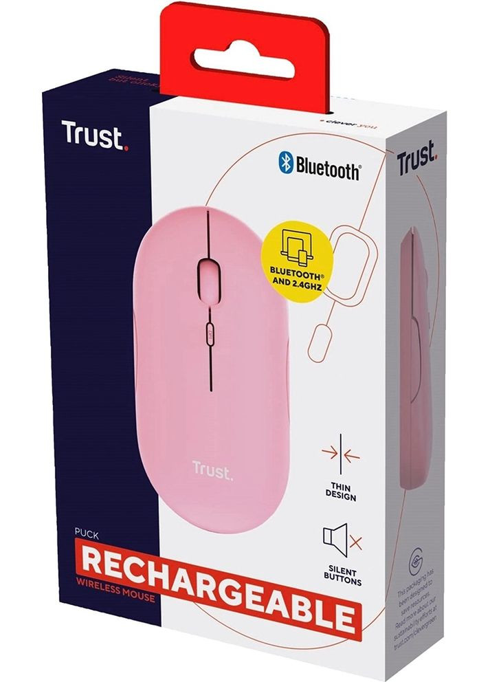 Мышь Puck Rechargeable Ultra-Thin (24125_TRUST) Trust (360413342)