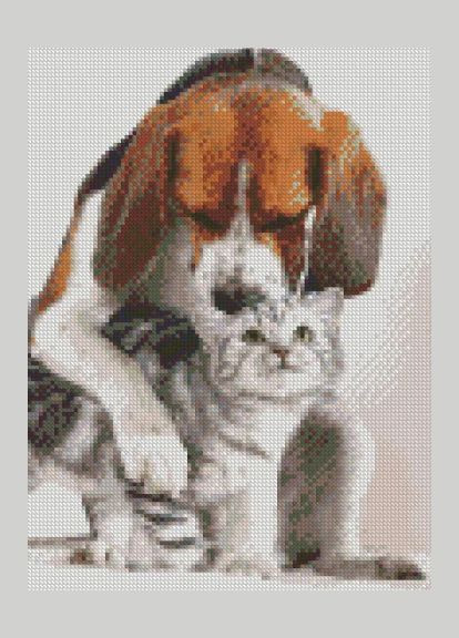 Алмазная картина по номерам Объятия друзей 30x40 см HX300 ( ) Strateg (328945318)