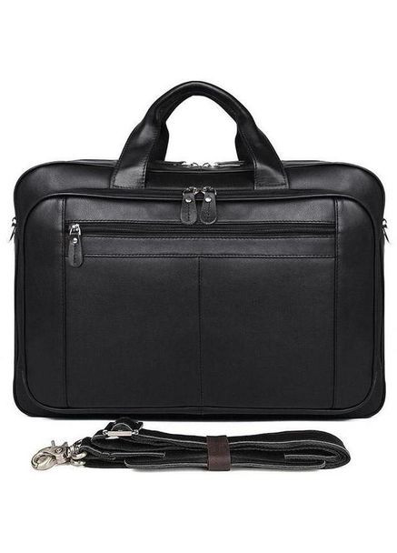 Сумка мужская кожаная портфель в дорогу планшет для документов А4 для телефона Черный 34198 John McDee (331861727)