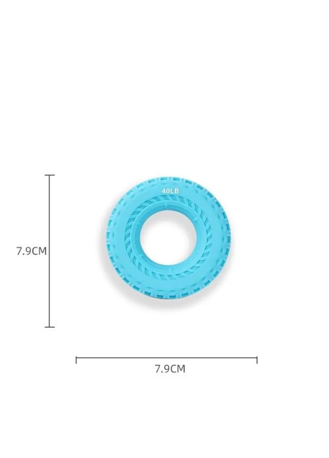 Кістовий силіконовий еспандер для розвитку сили пальців з навантаженням 22 кг (50LB) No Brand (314933733)