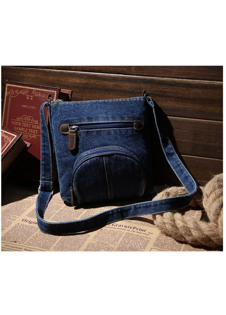 Жіноча джинсова сумка Vintage (297707773)