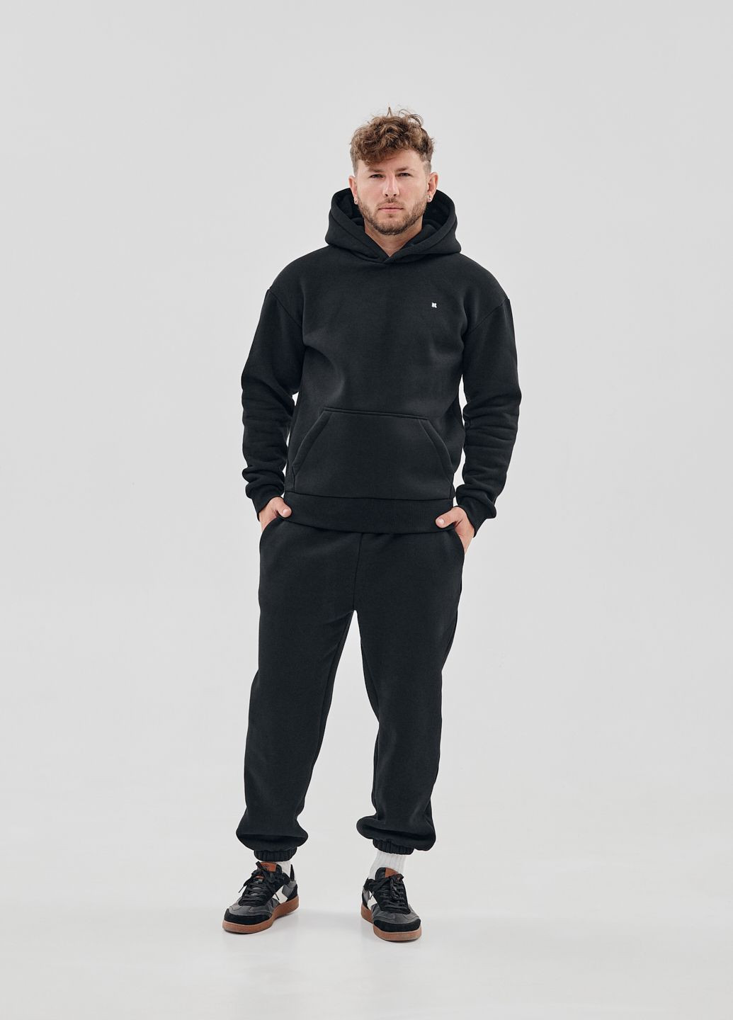 Чоловічий спортивний костюм флісовий з капюшоном Kindamor Frosted (362311110)