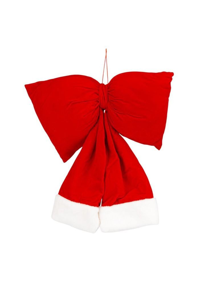 Новогодний Бант Красный бархат, 44 см ELISEY (366215043)