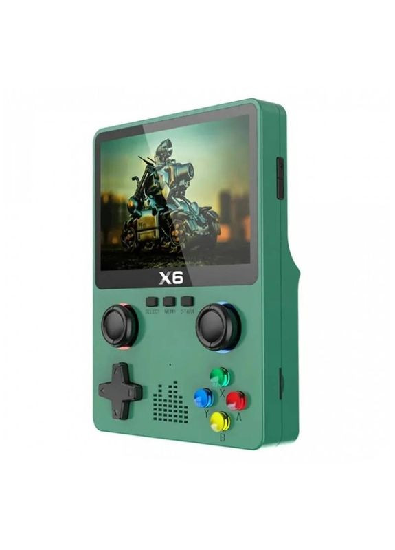 Портативная игровая консоль приставка X6 3,5" IPS-экран 10000 игр No Brand (360531896)