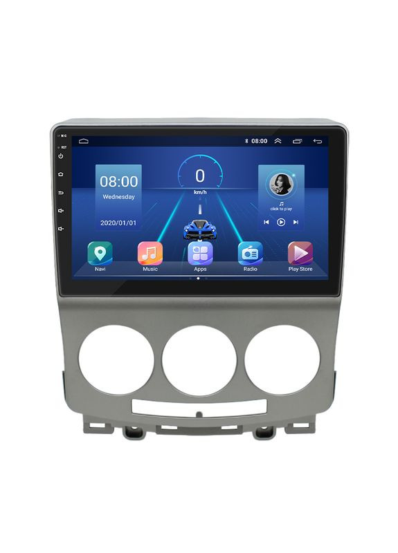 Штатная магнитола 9" для Mazda 5 I (CR) 2005-2007 Top 6/128 4G WiFi GPS Мазда 2 шт. Lesko (336201661)