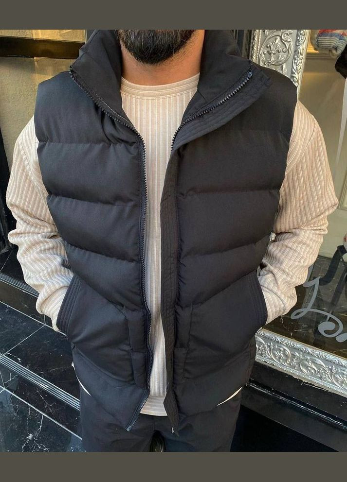 Жилетка матова Плащівка Канада + синтепон 200 якісне Пошиття No Brand (326737736)