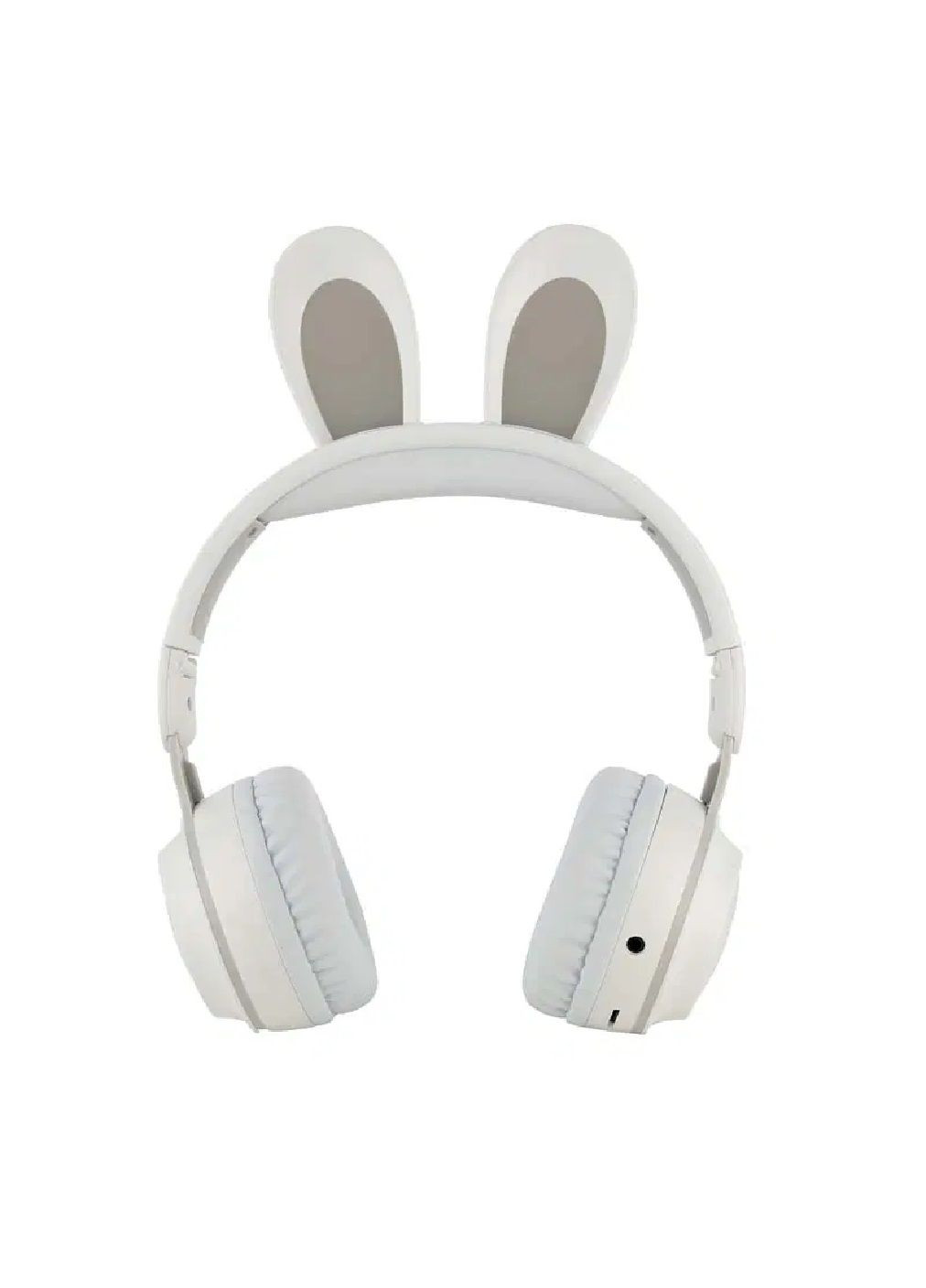Детские беспроводные складные наушники с заячьими ушками LED подсветкой поддержкой карты памяти (478392-Prob) Белые Unbranded (304936795)