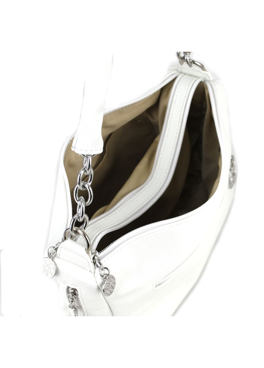 Женская сумка-хобо 0-572175 белая Voila (348418782)