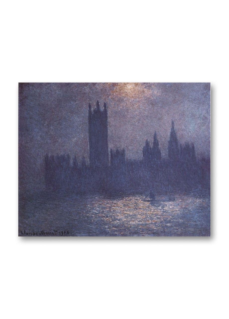 Печать на холсте Парламент Клода Моне 20x30 No Brand (346495652)