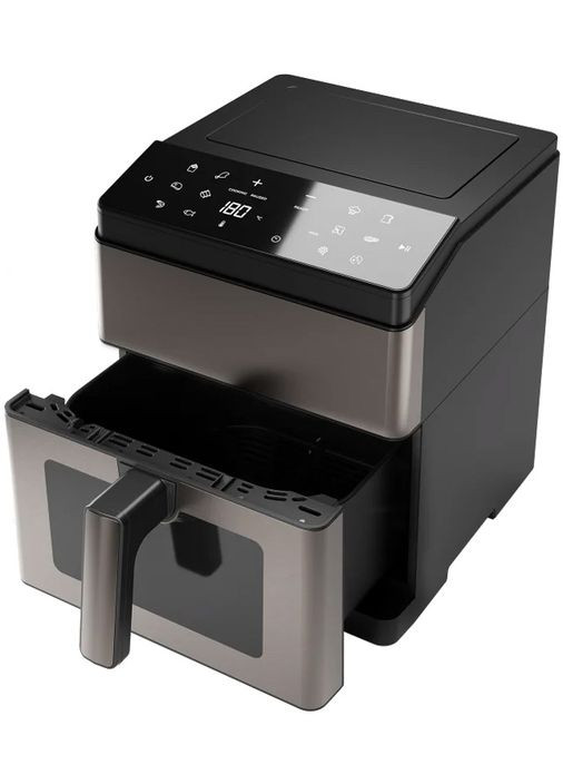 Мультипечь KUMADAI AFR-8000 1800Вт/чаша 8л/программ:12/сенсорное управление/смотровое окно/коричневый AIWA (360394011)