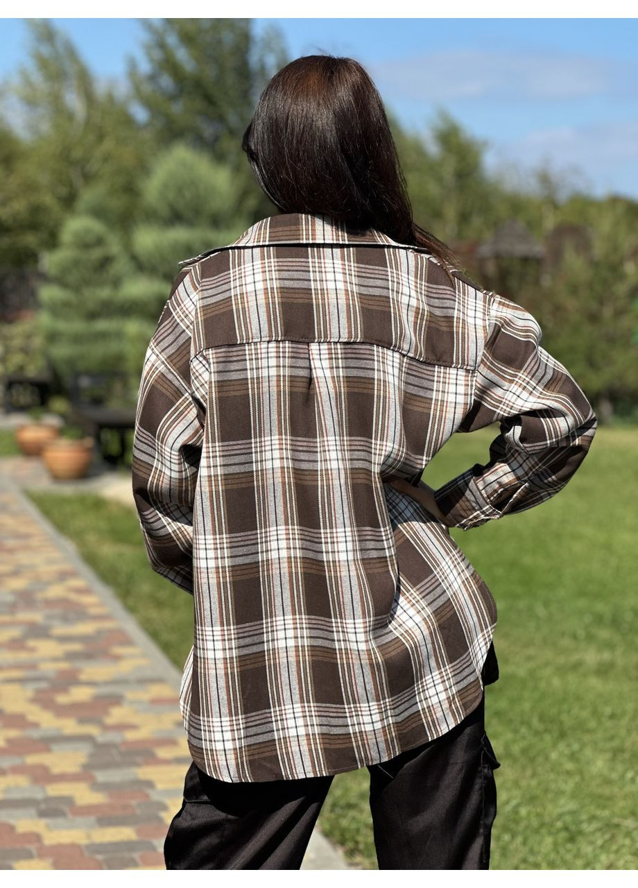 Кофейная рубашка Maybel