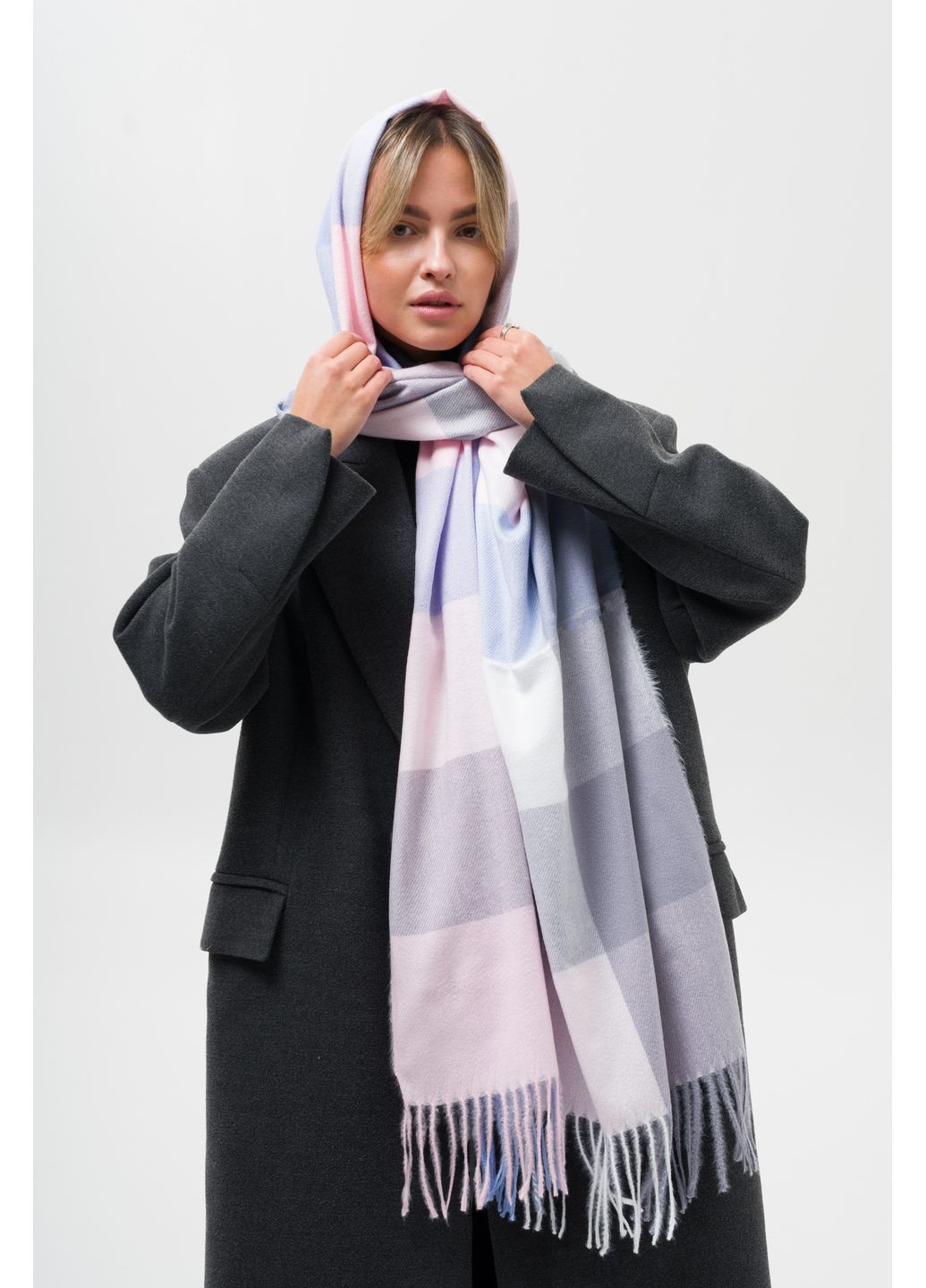Шарф У Клітинку Terner Without (364686844)