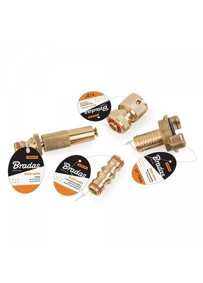 Адаптер латунний на кран із внутрішньою різьбою 1/2", BRASS, BR-2196 Bradas (390076341)