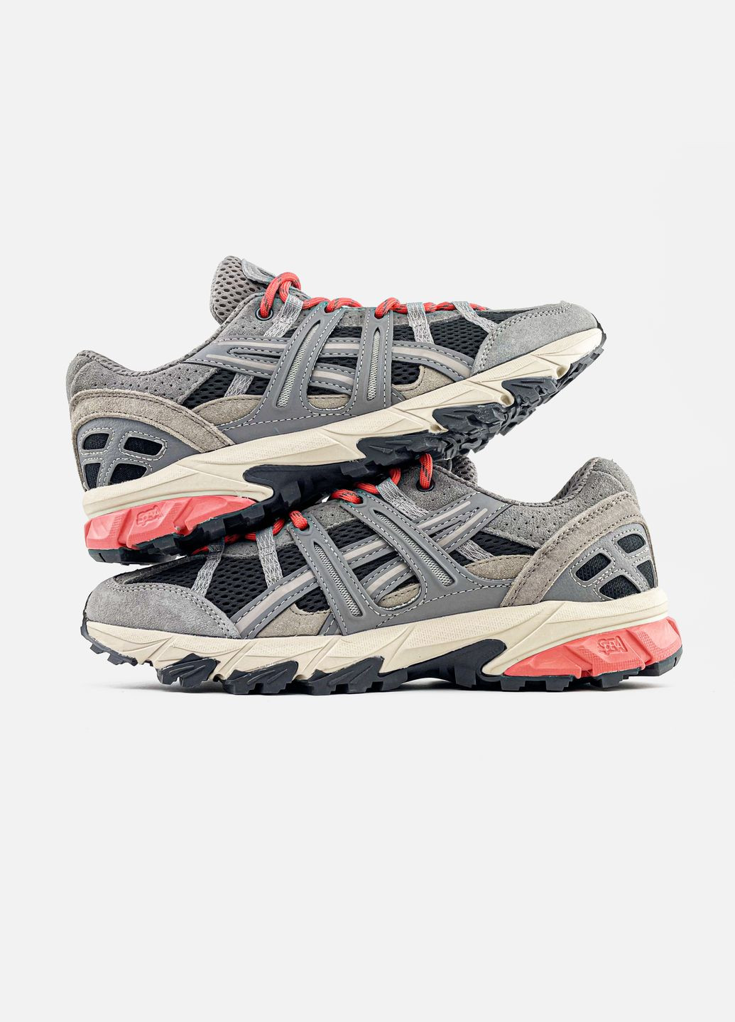 Серые всесезонные кроссовки мужские и женские asics gel-sonoma 15-50 obsidian grey | асикс гель-сонома 15-50 серые No Brand