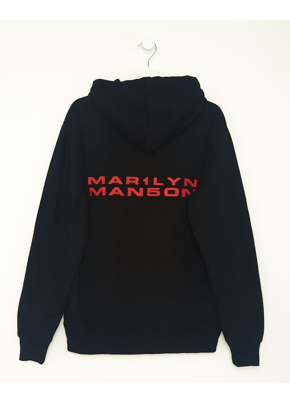 Худі фліс,чорний-помаранчевий з принтом, H&M (314818668)