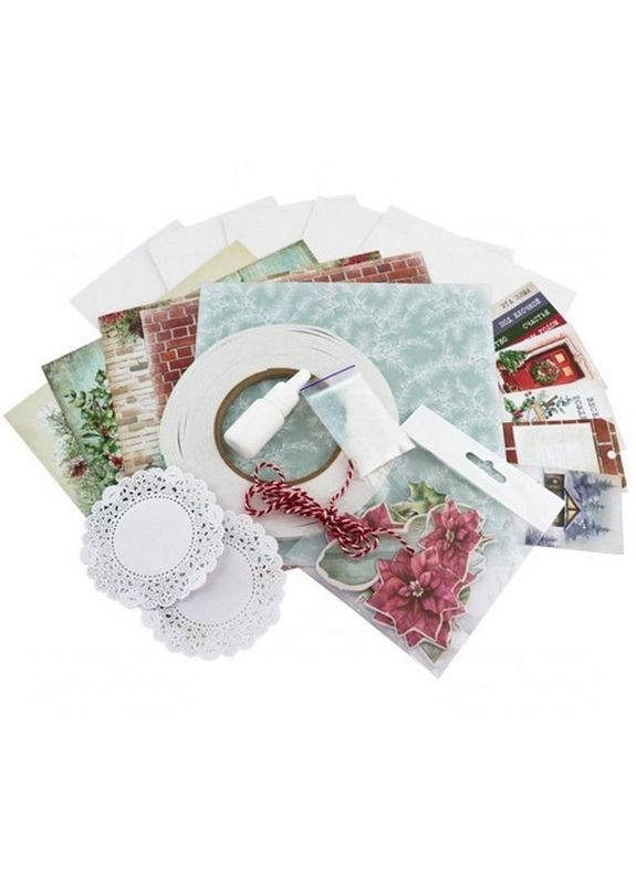 Набір для створення вітальних листівок "Winter wonders" FDGCK-017 Fabrika Decoru (364554684)