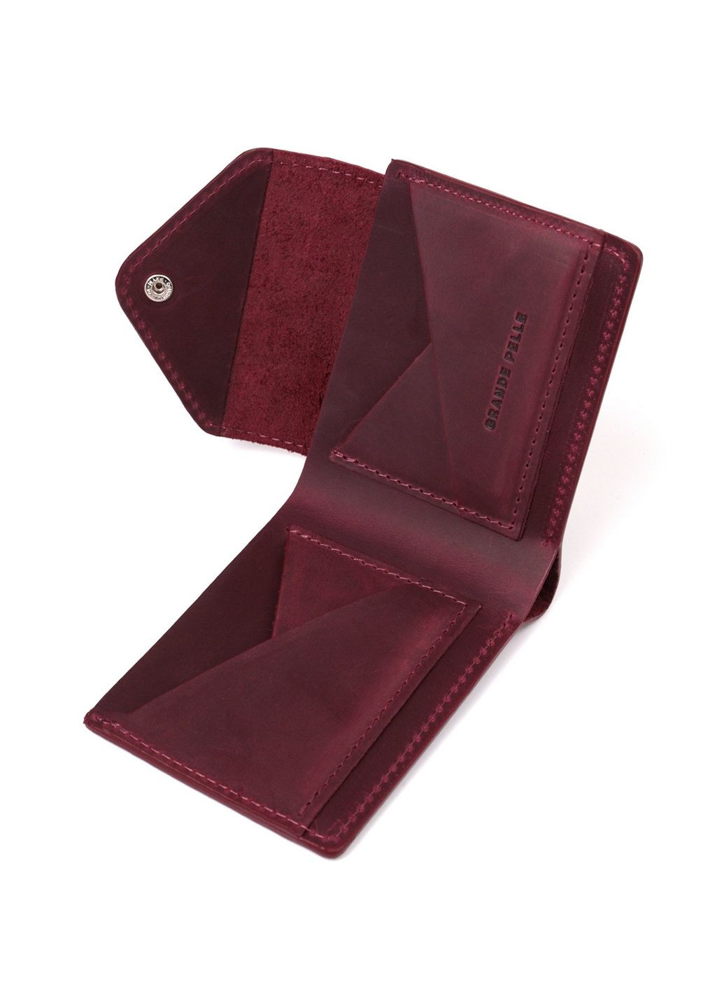 Жіночий шкіряний гаманець 11,5х9х1,5 см Grande Pelle (288047449)